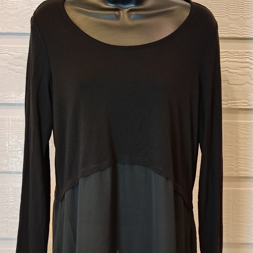 Cyrus Women's Small Black Long Sleeve With Shear Whimsygoth Matrix Grunge Witch